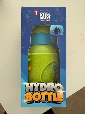 BNIB AHA Kids Heart Challenge- Hydro Bottle